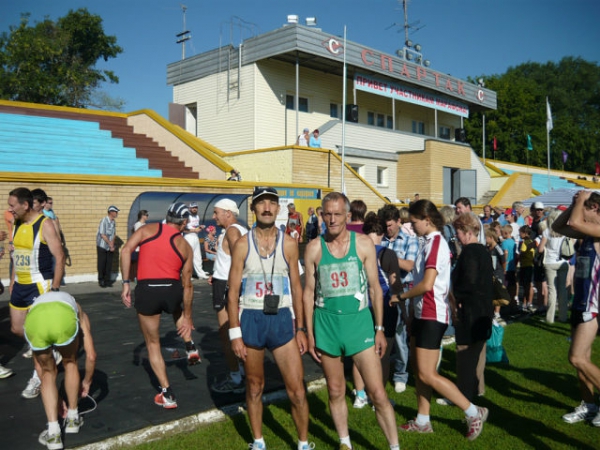 С Борисом Машенко на марафоне в г.Городец  (июль 2012 г.)