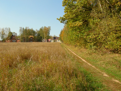 Тропинка на границе парка Виноградово